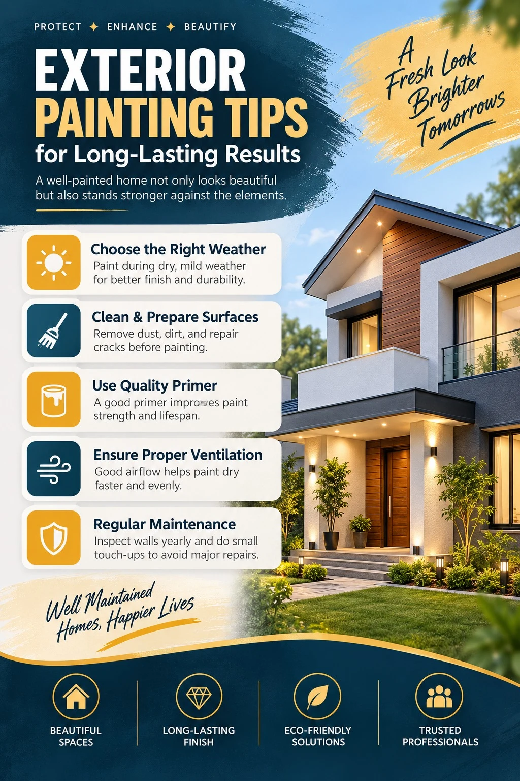 Exterior painting tips creative